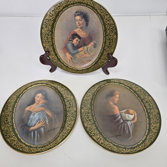 Pickard "Precious Moments" by Irene Spencer Decorative Plates Of 3 Vintage W Box - Picture 13 of 16
